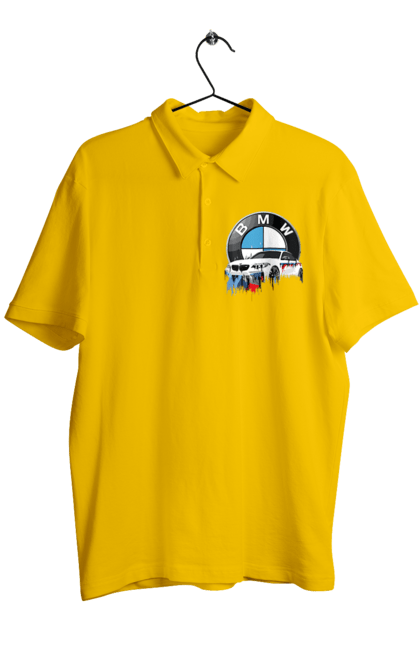 Men`s polo with prints BMW. Auto, bmw, bmw fan, fan club. 2070702