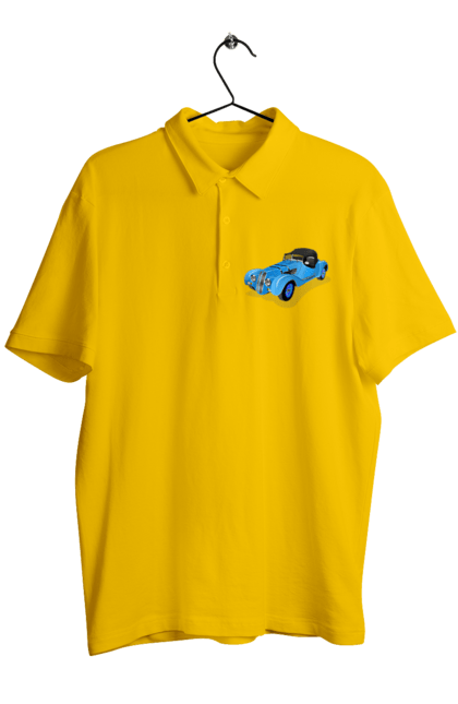 Men`s polo with prints Car. Auto, car, classic, old, old machine. 2070702
