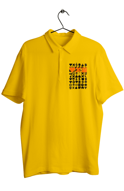 Men`s polo with prints Robotization. Code, life of robots, love cars, love robots, machine code, robot, robotic love, work and love, work in life. 2070702