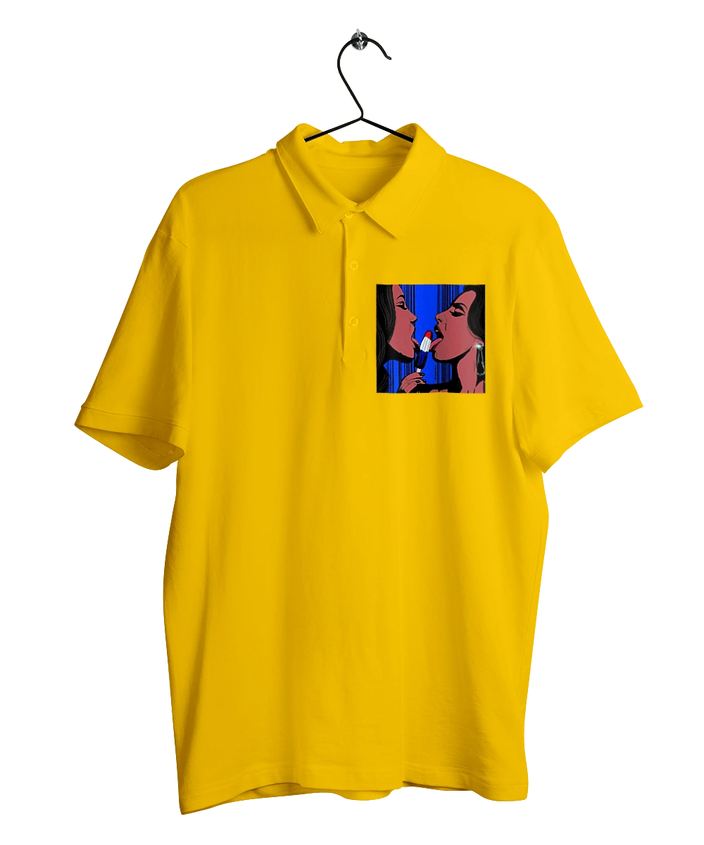 Girls Lick Ice Cream