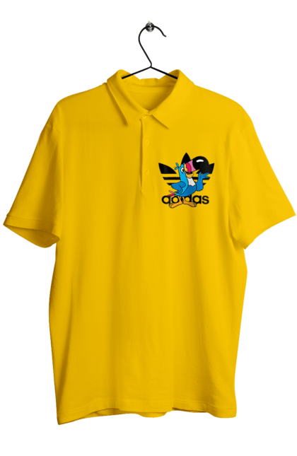 Men's polo with prints Adidas Toucan Sam. Adidas, froot loops, mascot, toucan sam. 2070702