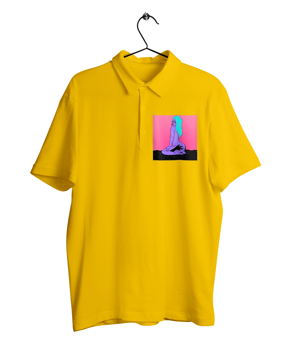 Purple Girl In Hands