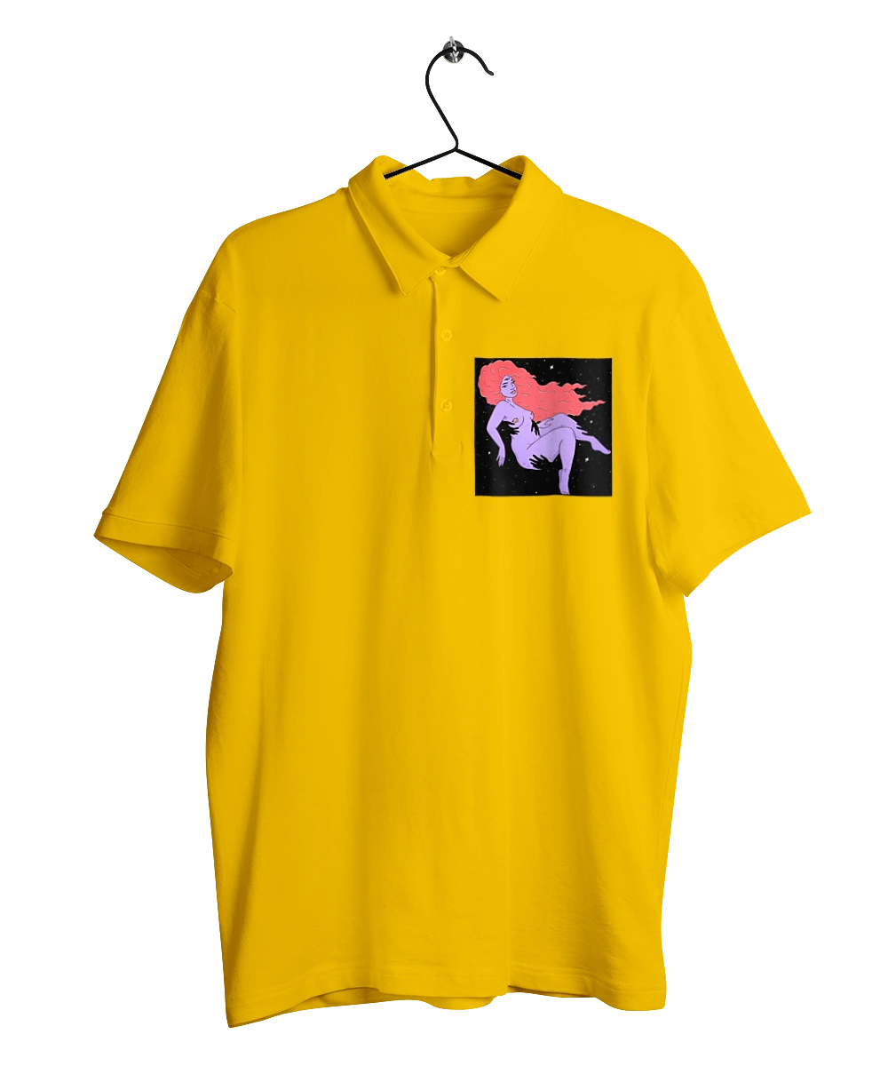 Purple Girl In Black Dire