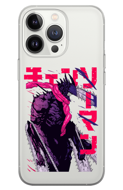 Phone case with prints Chainsaw Man. Anime, chainsaw man, demon, denji, manga, pochita, shonen. 2070702