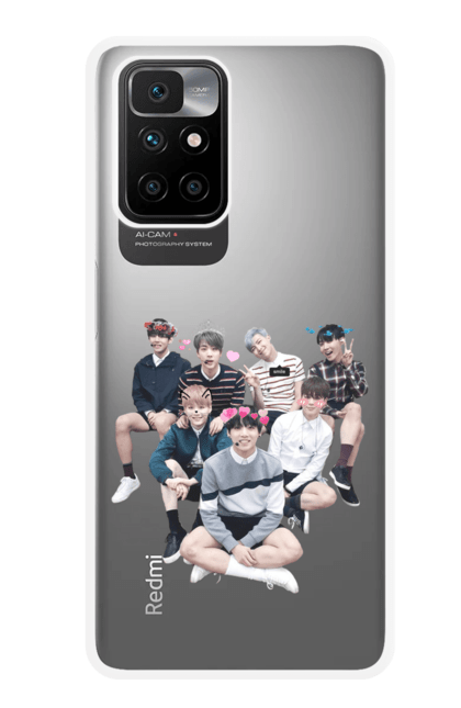 Чохол для телефону з принтом "БТС". Bts, j-hope, jimin, jin, jungkook, k-pop, suga, к поп, корея. CustomPrint.market