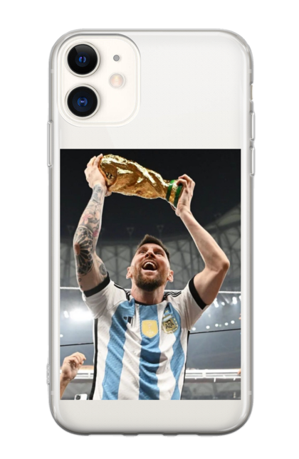 Чохол для телефону з принтом "Мессі". Football, messi, кубок світу, мессі, футбол, чемпіонат світу. CustomPrint.market