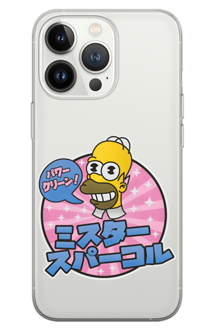 Чохол для телефону з принтом "Гомер Сімпсон". Гомер, гумор, символи, сімпсони, японія. CustomPrint.market