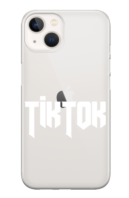 Чохол для телефону з принтом "TikTok". Tiktok, tiktokk, тренді. CustomPrint.market