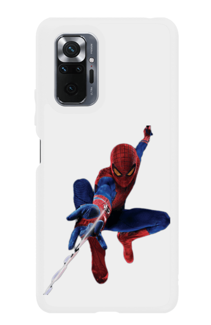 Чохол для телефону з принтом "Человек паук". Комикс, марвел, павук, паутина питер паркер, супергерой, человек. CustomPrint.market