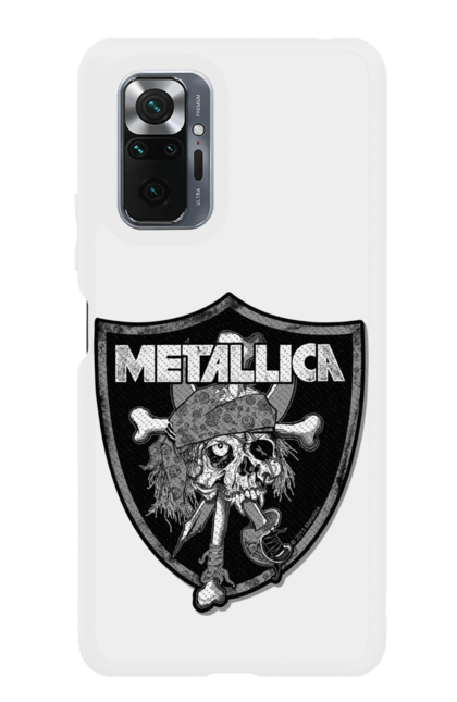 Чохол для телефону з принтом "Металліка". Важка музика, логотип гурту, металліка, рок, рок гурт, рок иузика. CustomPrint.market