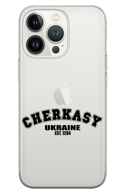 Чохол для телефону з принтом "Черкаси". Герб, днепр, дніпропетрівськ, зсу, прапор, русский воєнний корабль, стяг, україна, черкаси. futbolka.stylus.ua
