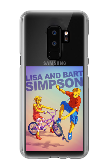 Чохол для телефону з принтом "Сімпсон, нова версія". Бартолом`ю джо джо, велосипед, елізабет, сімпсон. CustomPrint.market