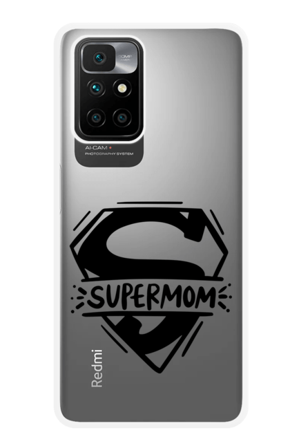 Чохол для телефону з принтом "Супермама". Для мами, мати, подарунок мамі, супер, супер мама. CustomPrint.market