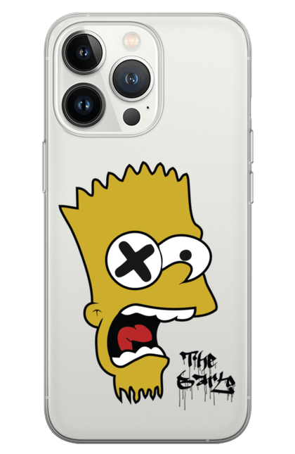 Чохол для телефону з принтом "Барт Сімпсон". Bart, барт, мультфільм, серіал, сімпсон. 2070702