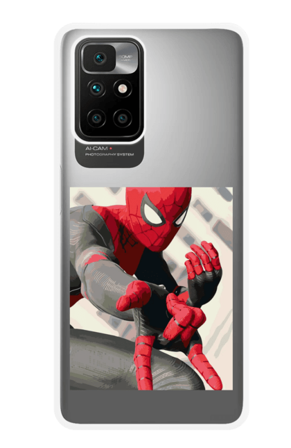 Чохол для телефону з принтом "Людина павук". Marvel, герої, герої марвел, кіногерої, людина павук, людина павук проти, нова людина павук, супер люди. CustomPrint.market