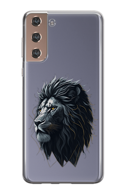 Чохол для телефону з принтом "Зображення величного лева". Величний лев, лев, цар звірів. CustomPrint.market