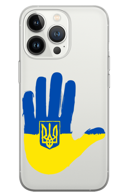 Чохол для телефону з принтом "Долоня українця". Війна, герб україни, долоня українця, патріот, прапор, рука, україна, українець. CustomPrint.market
