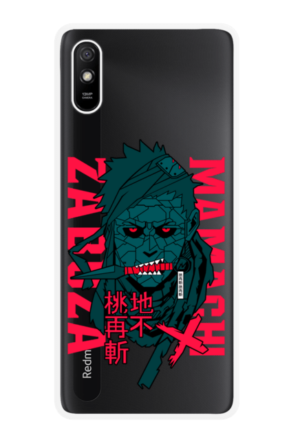 Чохол для телефону з принтом "Наруто Забуза Момочі". Naruto, zabuza momochi, аніме, демон прихованого туману, манга, наруто, персонаж, серіал. CustomPrint.market
