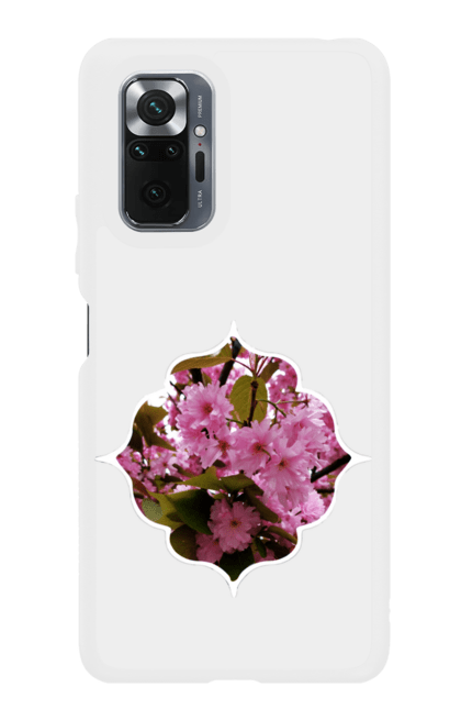 Чохол для телефону з принтом "Сакура вінтаж". Квіти, природа, сакура, форма, японія, японський, яскрава. CustomPrint.market