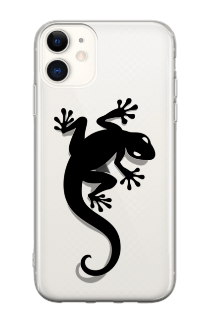 Чохол для телефону з принтом "Гекон". Гекон, гекон 3d, крута, прикольна, ящірка. CustomPrint.market