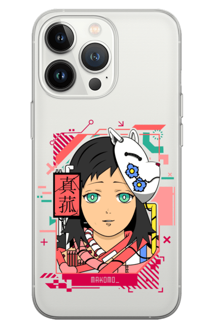 Phone case with prints Demon Slayer Makomo. Anime, demon slayer, kimetsu no yaiba, makomo, manga, serial. 2070702