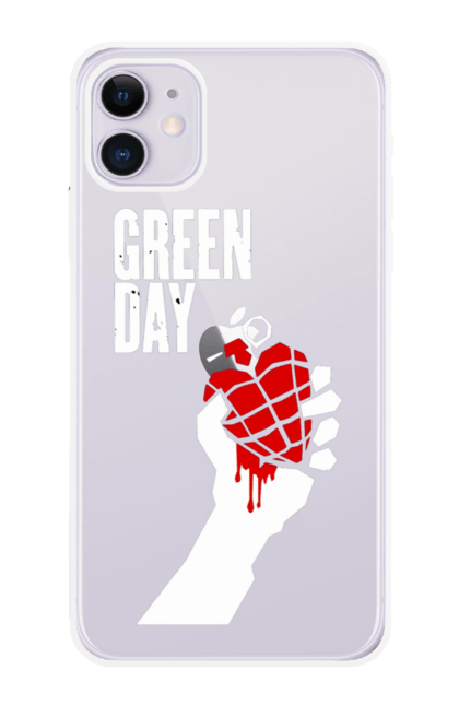 Чохол для телефону з принтом "Green Day". Green day, грін дей, метал, музика, панк, рок, рок 2000-х, рок музика. CustomPrint.market