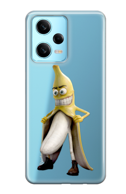 Чохол для телефону з принтом "Банан". Банан, секс, смех, шутка, эксгибиционист. CustomPrint.market