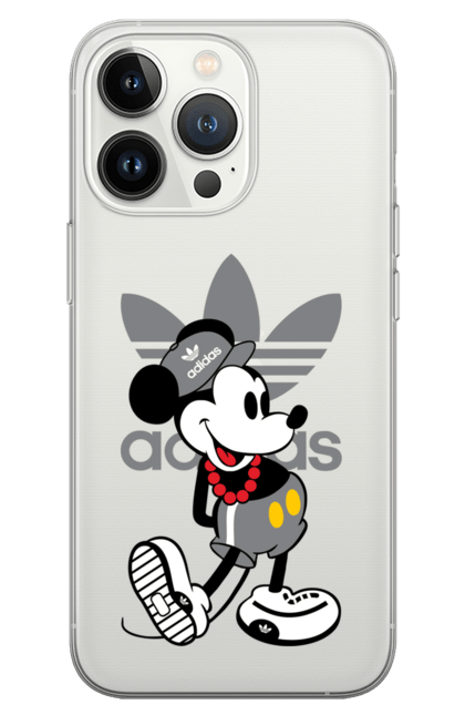 Phone case with prints Adidas Mickey Mouse. Adidas, cartoon, disney, mickey, mickey mouse. 2070702