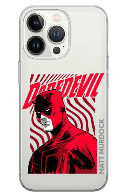 Phone case with prints Daredevil. Daredevil, lawyer, marvel, matt murdock, superhero, television series, tv series. 2070702