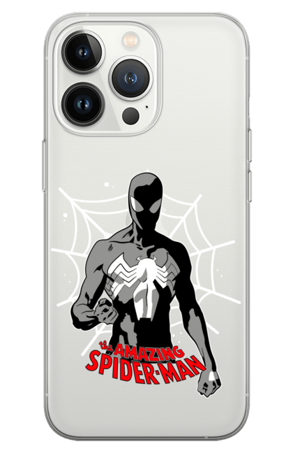 Чохол для телефону з принтом "Людина павук". Marvel, marvel comics, peter parker, кіно, комікс, людина павук, марвел, пітер паркер, спайдермен, супергерой. 2070702