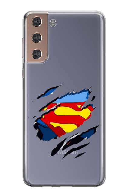 Чохол для телефону з принтом "Супермен". Герои, голливуд, кларк кент, рисунок, супермен. CustomPrint.market