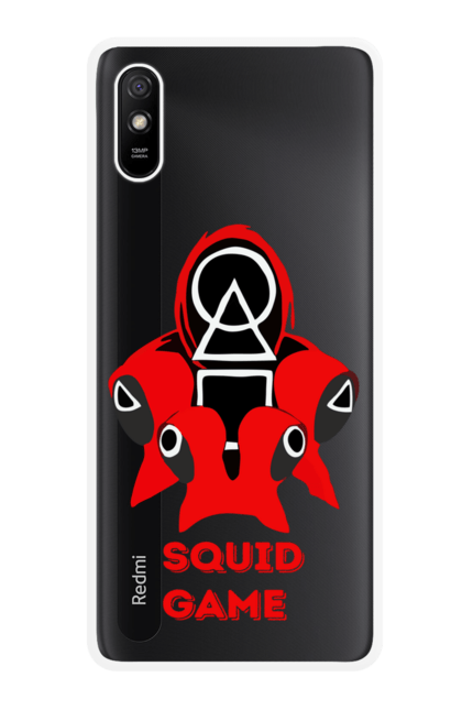 Чохол для телефону з принтом "Squid game1". Гра в кальмара, кальмар, серіал, фільм. CustomPrint.market