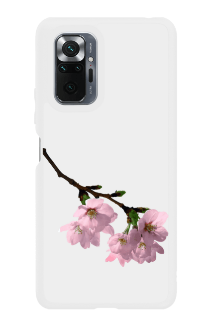 Чохол для телефону з принтом "Вишня цвіте". Весна, вишня, квітка, сакура. CustomPrint.market