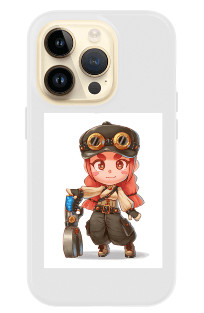 Чохол для телефону з принтом "Brawl Stars Джесси". Brawl stars, бравл старс, герои, героиня, джесси, игра. CustomPrint.market