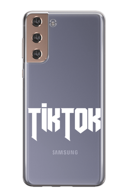 Чохол для телефону з принтом "TikTok". Tiktok, tiktokk, тренді. CustomPrint.market