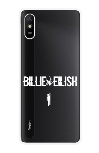 Чохол для телефону з принтом "Біллі Айліш". Біллі айліш, логотип біллі айліш, принт біллі айліш, співачка біллі айліш. CustomPrint.market
