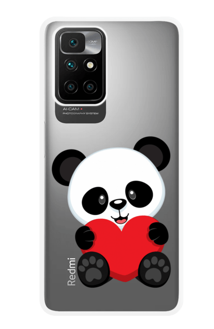 Чохол для телефону з принтом "Панда". Panda, медведь, мишка, панда. CustomPrint.market