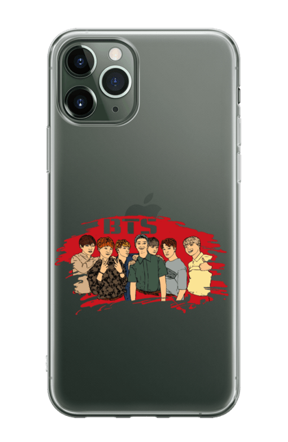 Чохол для телефону з принтом "Bts". Bts, бтс, група, музика, музикант. CustomPrint.market