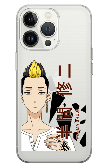 Phone case with prints Tokyo Revengers Hanma. Anime, film, hanma, manga, tokyo manji gang, tokyo revengers, tv series. 2070702