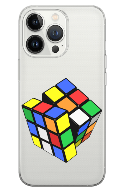Чохол для телефону з принтом "Кубик Рубика". Головоломка, гра, дозвілля, іграшка, кубик, кубик рубика, різнокольоровий, розвага, рубик, рубика, яскравий. CustomPrint.market
