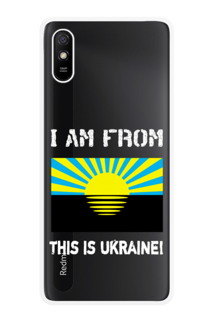 Чохол для телефону з принтом "Прапор Донецької області". Донбас, донецьк, донецька область, місто, область, прапор, україна. CustomPrint.market