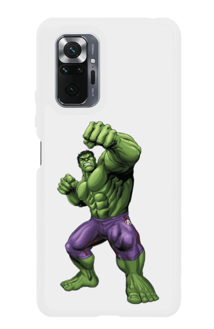 Чохол для телефону з принтом "Халк". Зелёный, комикс, марвел, супергерой, суперсила, халк, эксперимент. CustomPrint.market