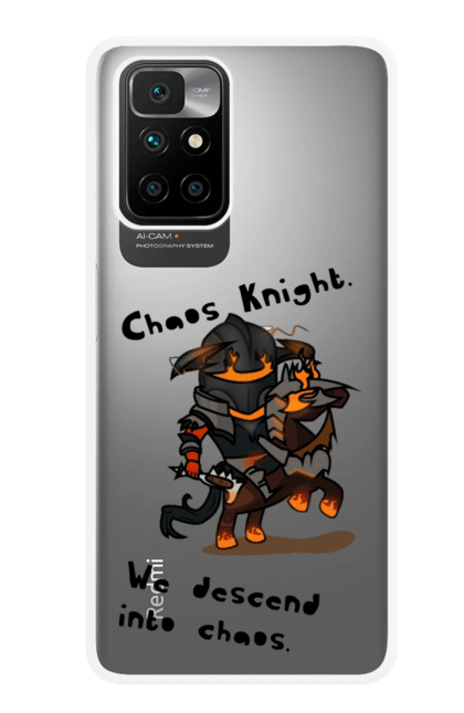 Чохол для телефону з принтом "Chaos Knight (Dota 2)". Дота 2, зверху, клапан, лицар хаосу, поп. CustomPrint.market