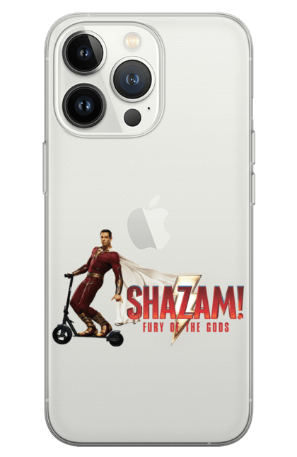 Чохол для телефону з принтом "Shazam. Лють богів". Dc comics, shazam, лють богів, супермен, шазам. CustomPrint.market