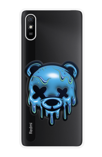 Чохол для телефону з принтом "3D Мішка". 3d принт, ведмідь, мішка, ягоди. CustomPrint.market