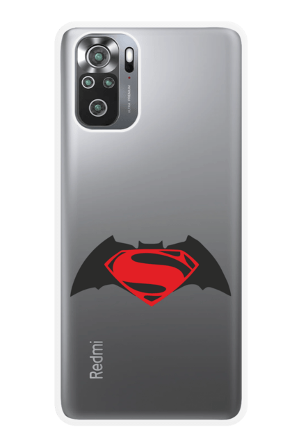 Чохол для телефону з принтом "Бетмен проти Супермена". Batman, dc comics, superman, бетмен, комікс, супергерой, супермен, фільм. CustomPrint.market