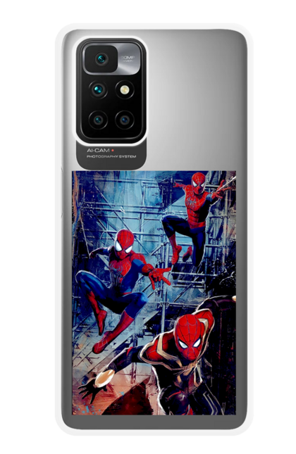 Чохол для телефону з принтом "Людина павук". Avengers, comics, film, marvel, spiderman, superhero. CustomPrint.market