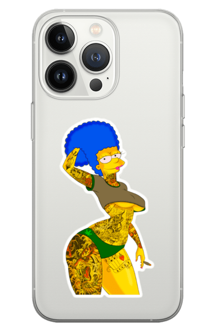Чохол для телефону з принтом "Мардж Сімпсон". Marge, simpson, мардж, мультфільм, сімпсон. CustomPrint.market