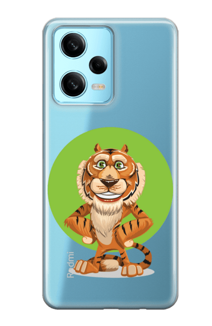 Чохол для телефону з принтом "Гарний тигр". Велика кішка, великий кіт, дика природа, дикий, звір, погляд, портрет, природа, стилізація, тварина, тигр, хижак. CustomPrint.market