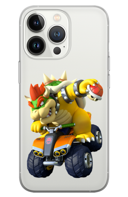 Чохол для телефону з принтом "Брати Маріо Боузер". Bowser, king koopa, mario bros, nintendo, super mario bros, боузер, брати супер маріо, гра, король купа. futbolka.stylus.ua